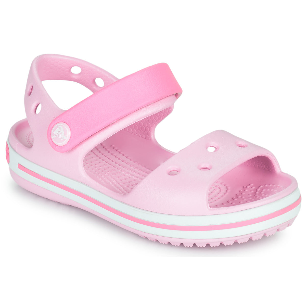 Sandali bambini ragazza Crocs  CROCBAND SANDAL KIDS  Rosa