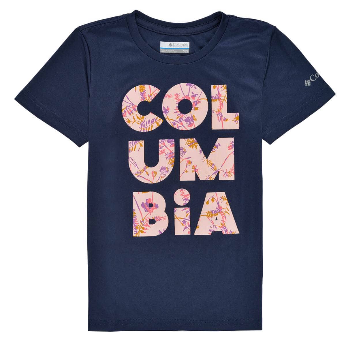 T-shirt ragazza Columbia PETIT POND GRAPHIC Blu