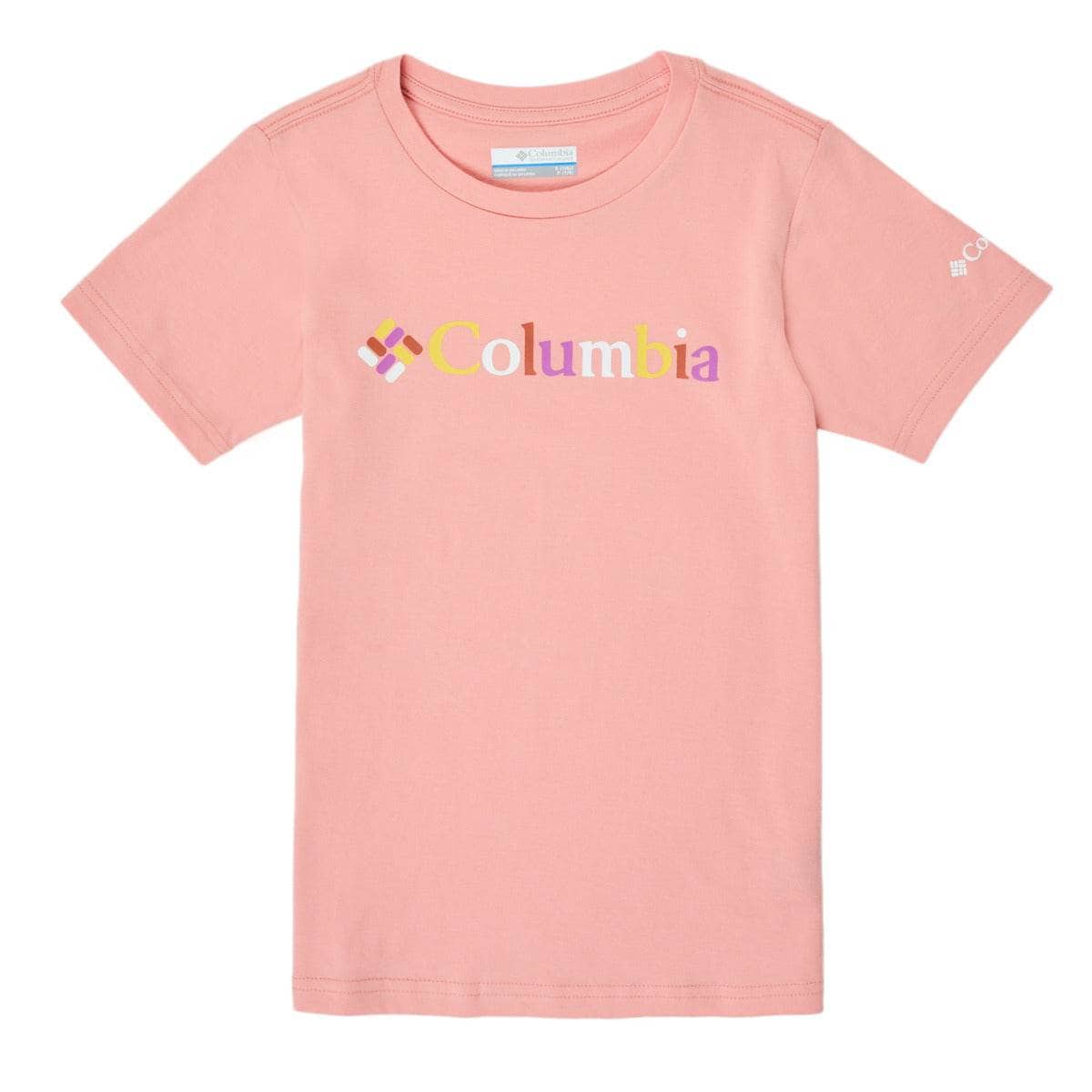 T-shirt ragazza Columbia SWEET PINES GRAPHIC Rosa