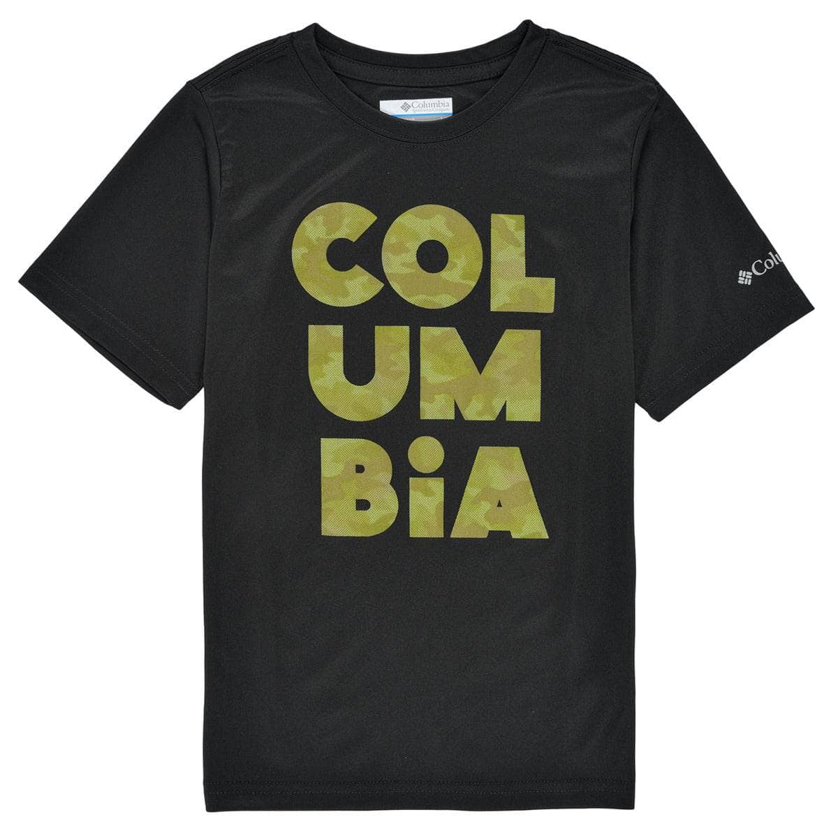 T-shirt ragazzo Columbia GRIZZLY GROVE Nero