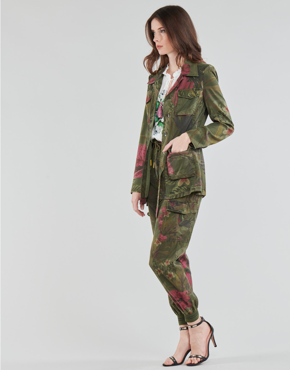 Giacca Donna Desigual CAMOASIS Kaki