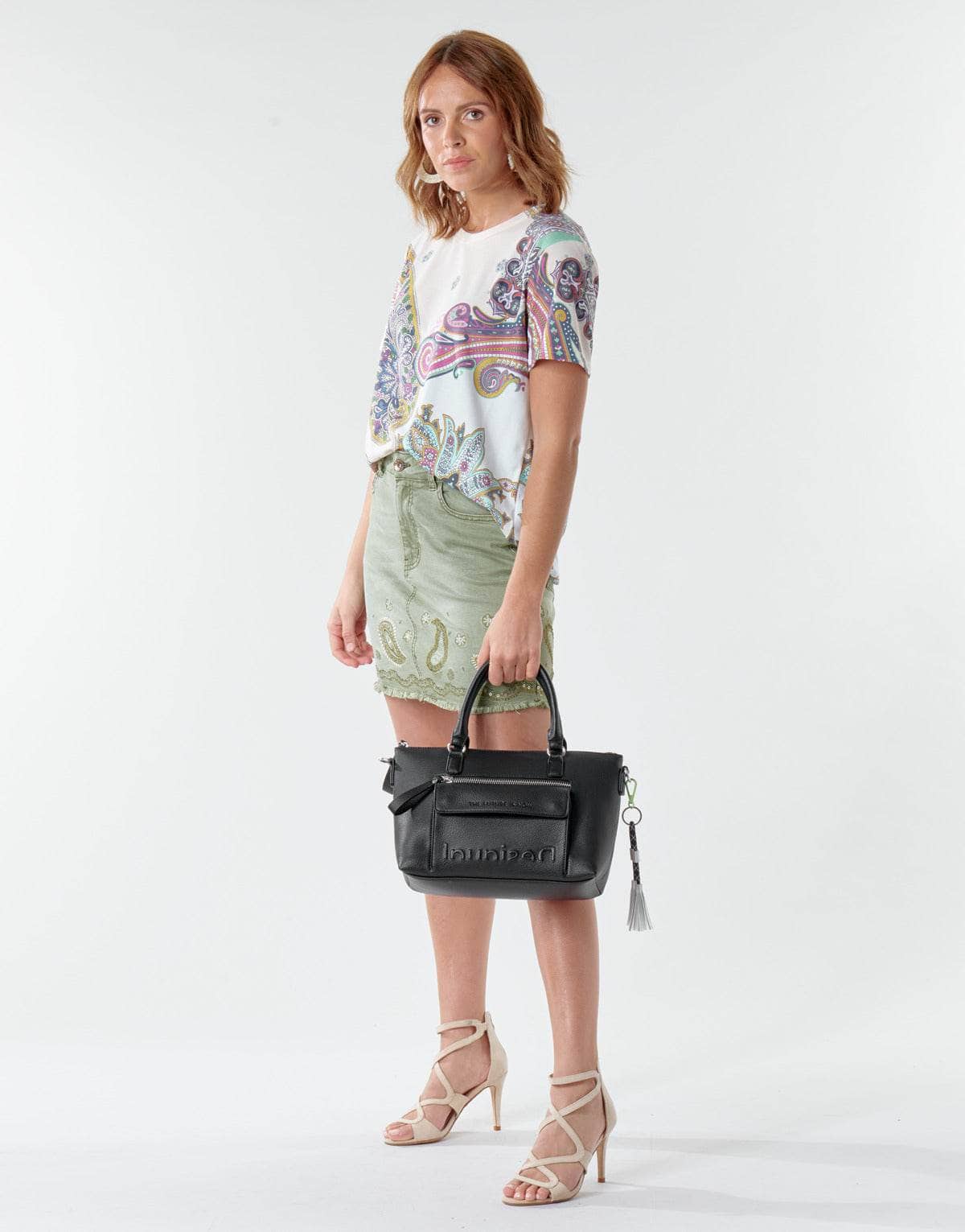 T-shirt Donna Desigual POPASLEY Multicolore