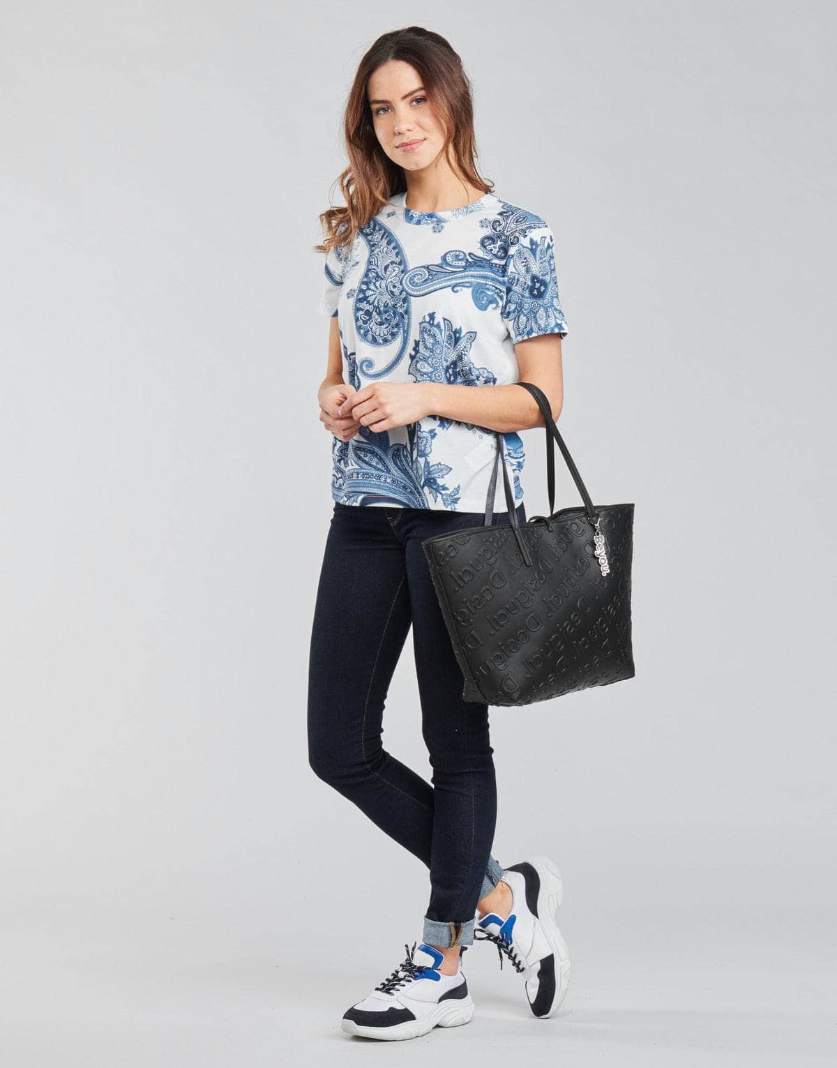 T-shirt Donna Desigual POPASLEY Multicolore