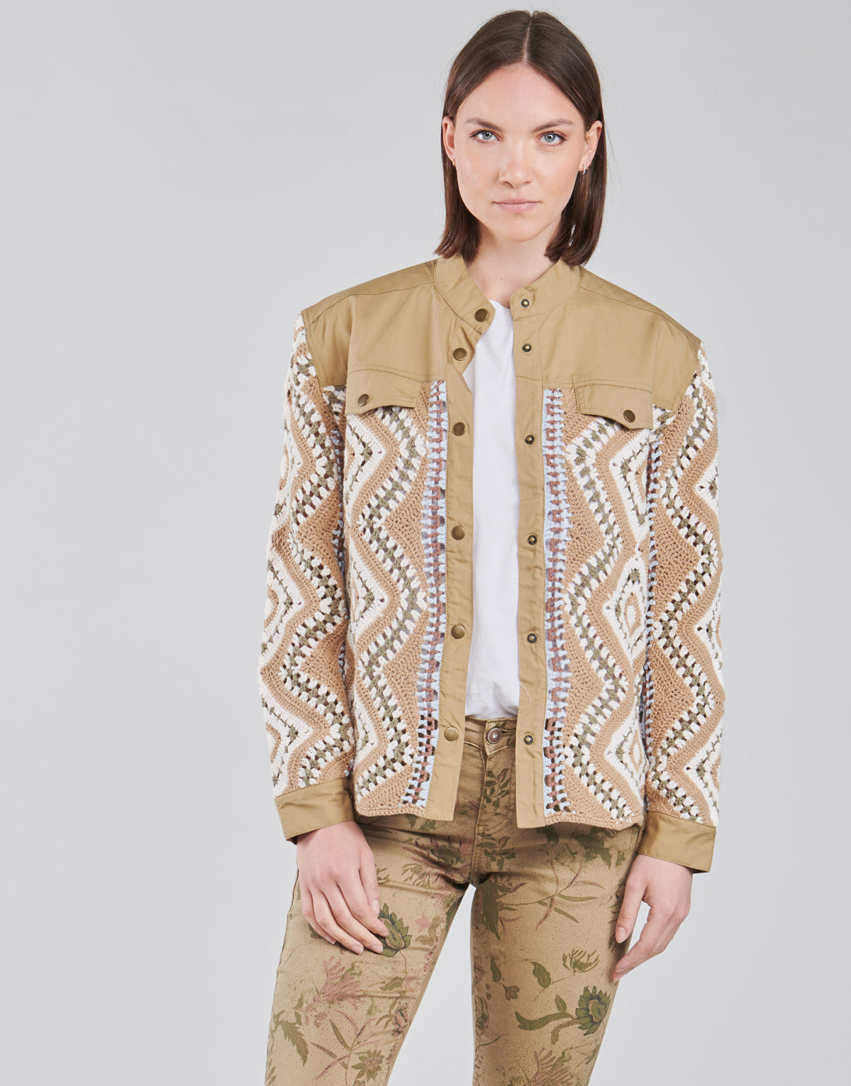 Giubbotto Donna Cream SOLDE JACKET Beige