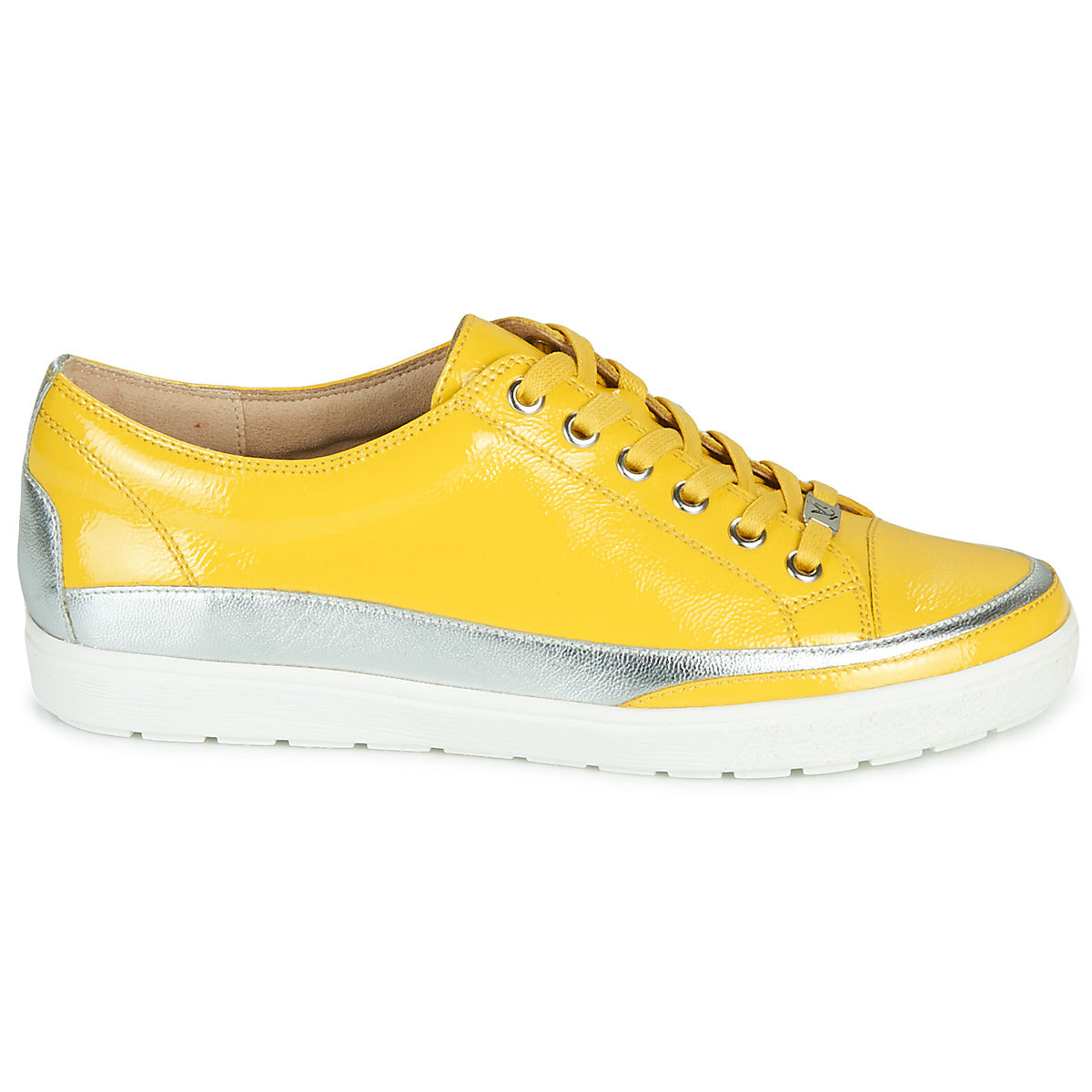 Sneakers basse Donna Caprice 23654-613 Giallo