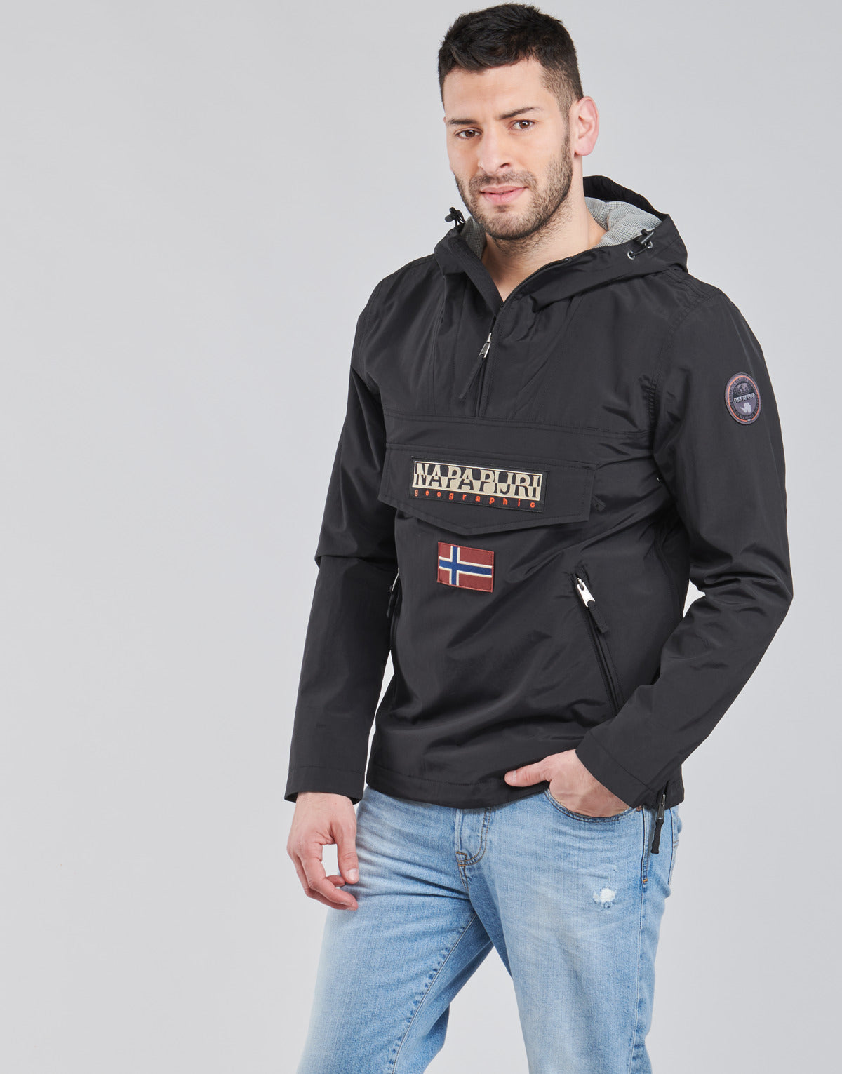 Parka Uomo Napapijri RAINFOREST SUMMER POCKET Nero