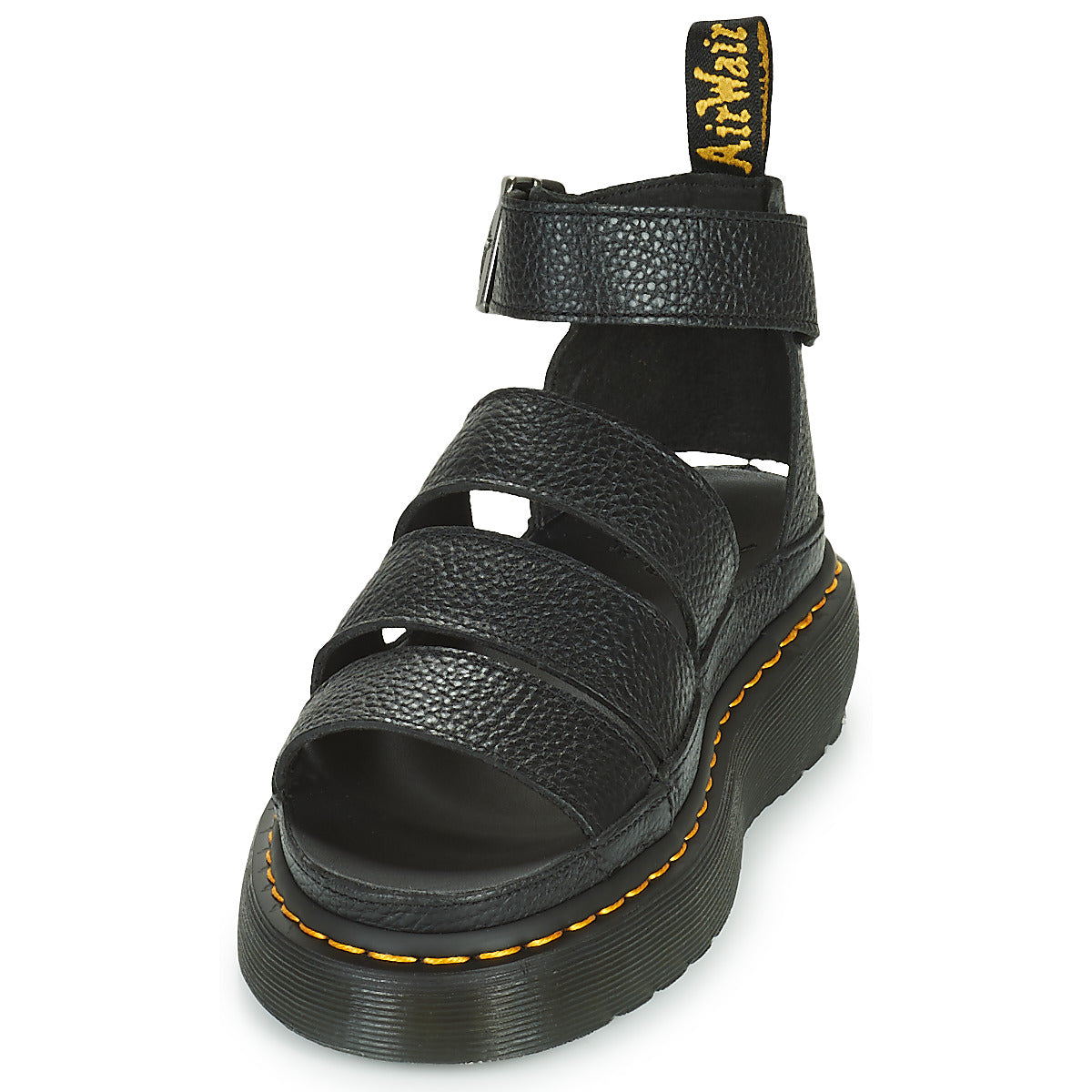 Sandali Donna Dr. Martens  CLARISSA II QUAD BLACK MILLED NAPPA  Nero