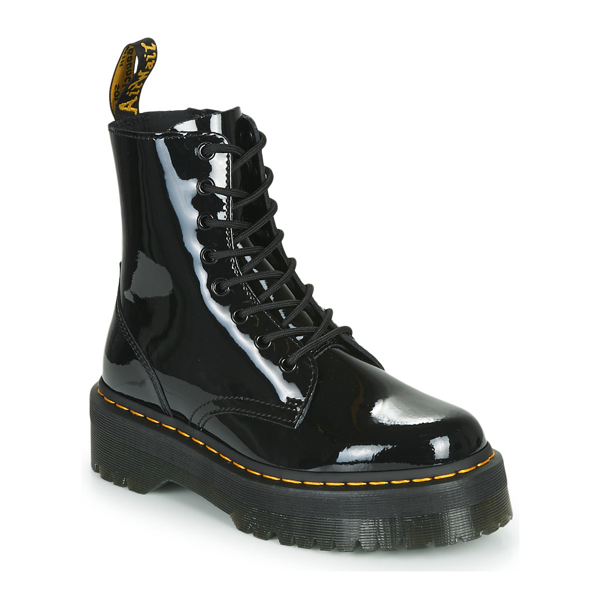 Stivaletti Uomo Dr. Martens  JADON BLACK PATENT LAMPER  Nero