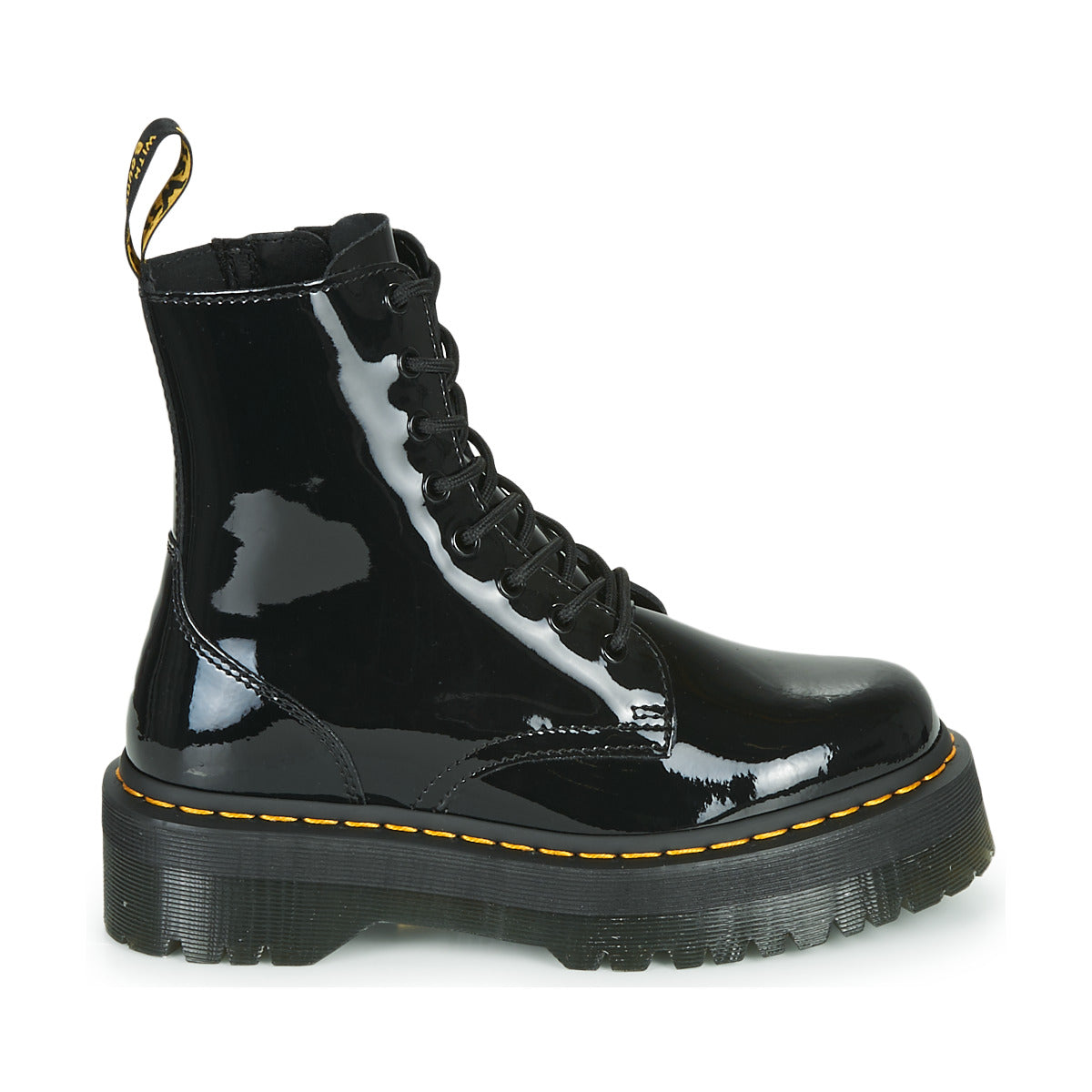 Stivaletti Uomo Dr. Martens  JADON BLACK PATENT LAMPER  Nero