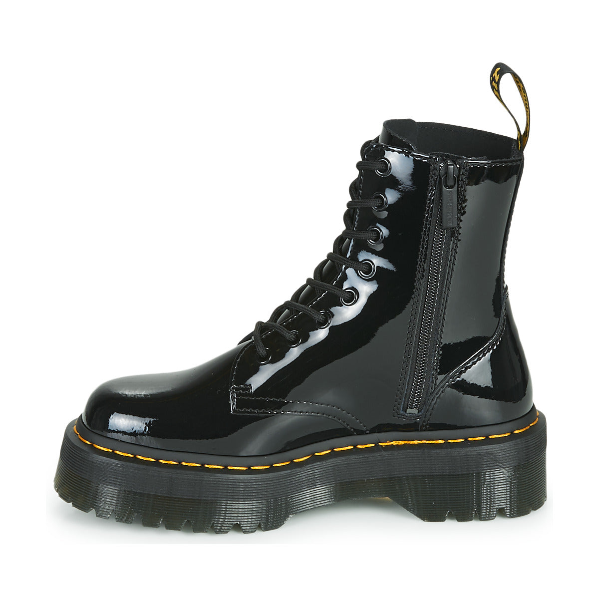 Stivaletti Uomo Dr. Martens  JADON BLACK PATENT LAMPER  Nero