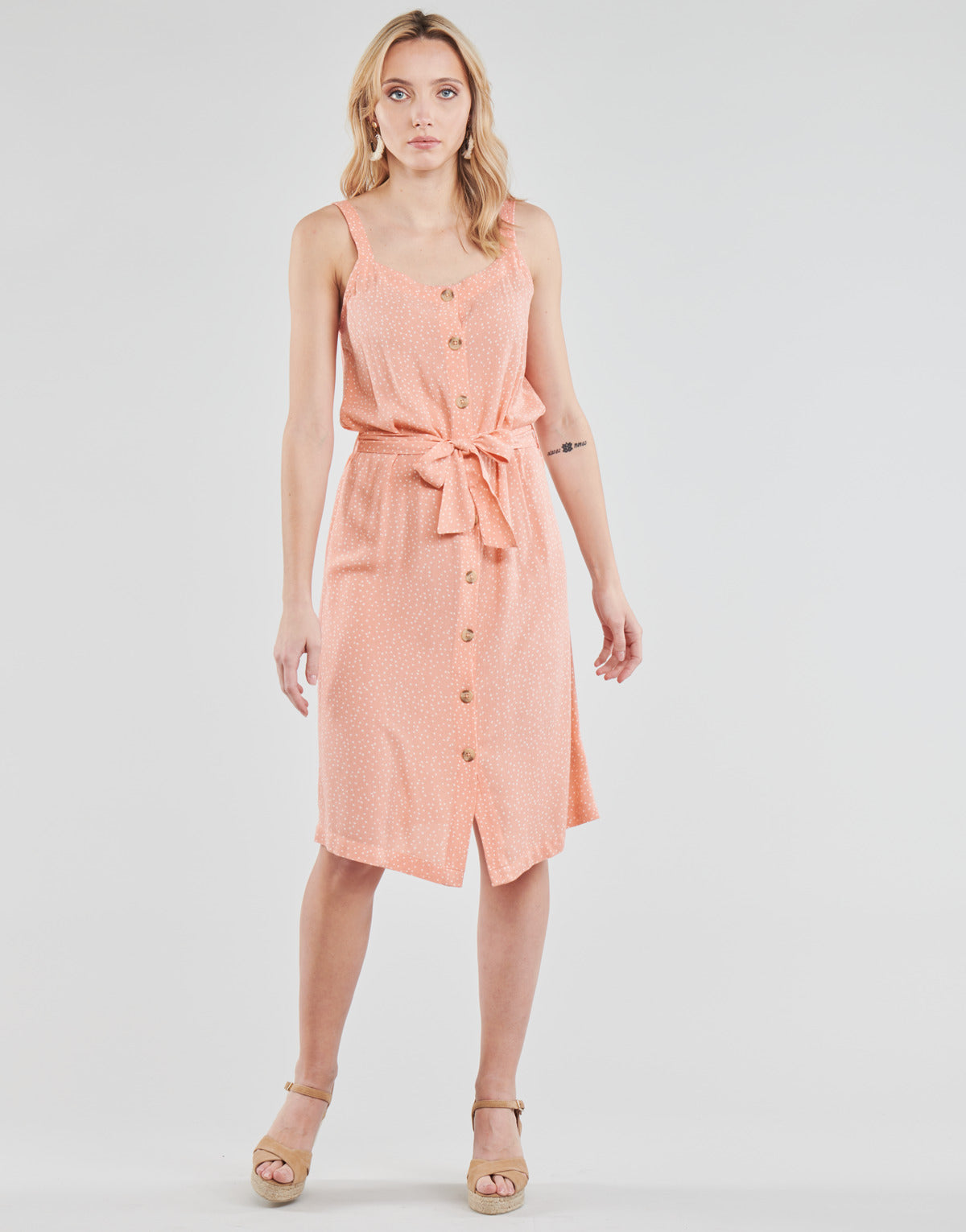 Abito corto Donna Rip Curl TALLOWS SPOT MIDI Arancio