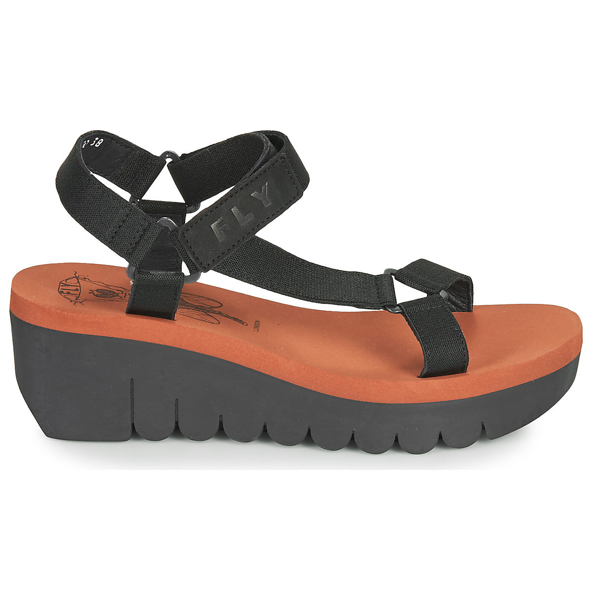 Sandali Donna Fly London YEFA Nero