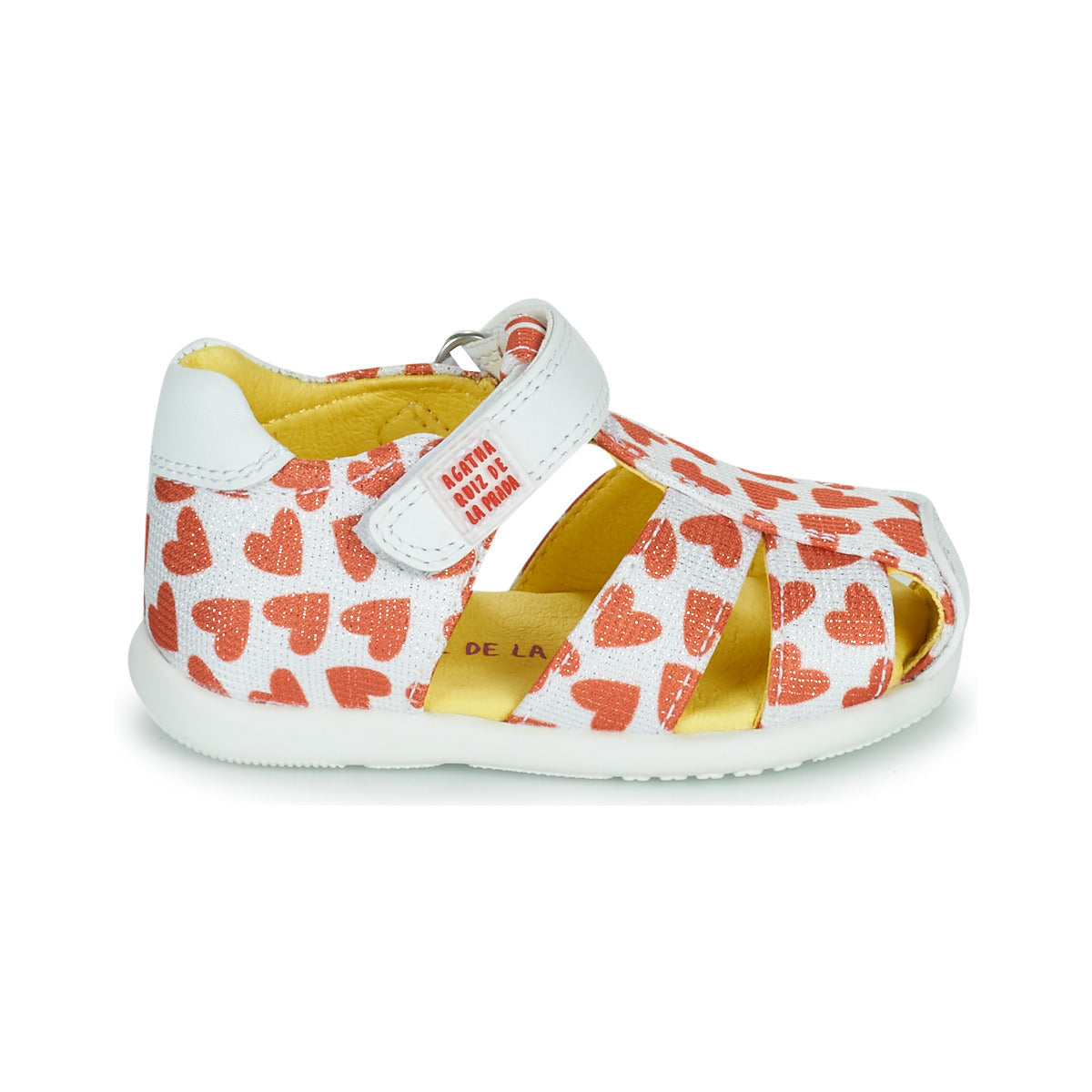 Sandali bambini ragazza Agatha Ruiz de la Prada HAPPY Bianco