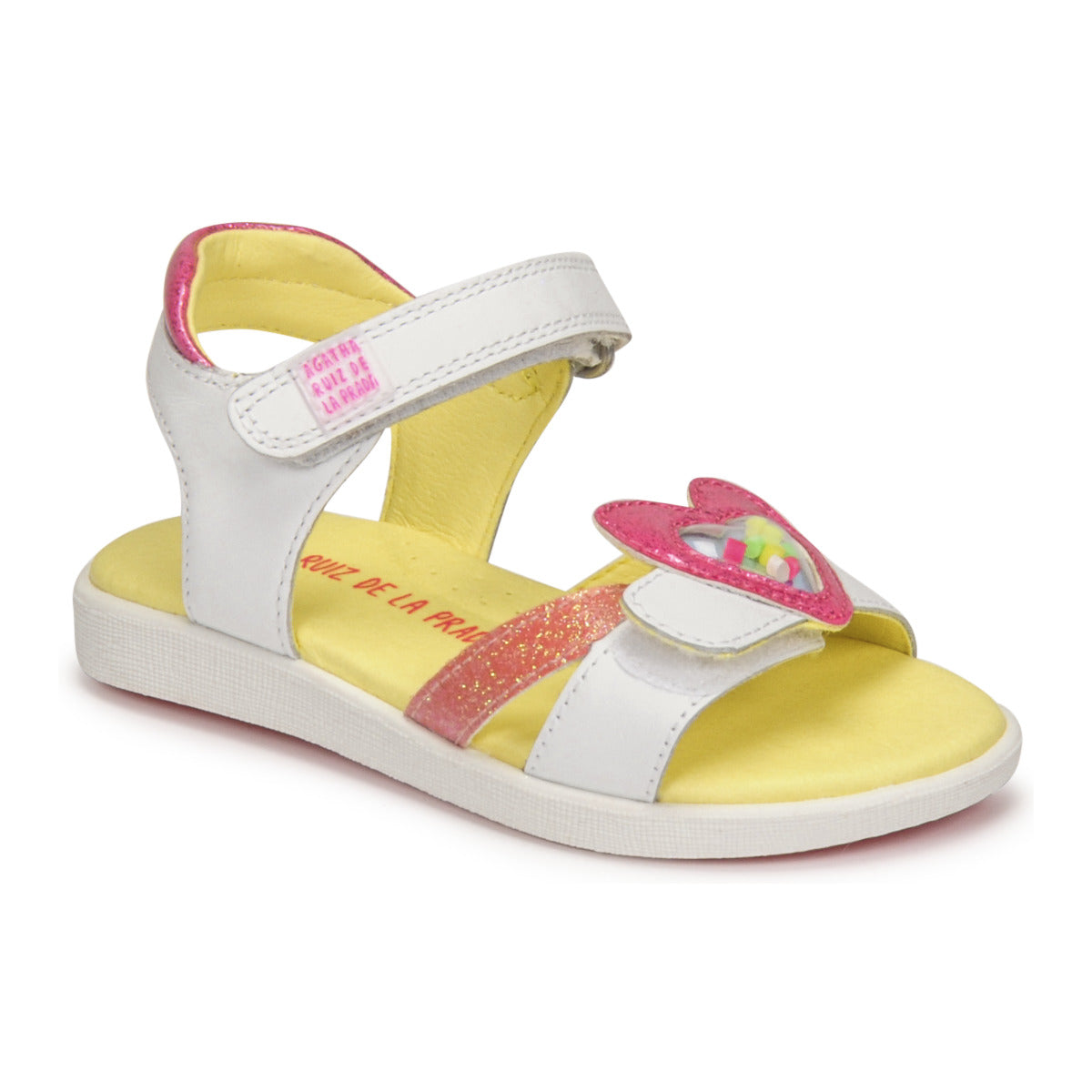 Sandali bambini ragazza Agatha Ruiz de la Prada AITANA Bianco