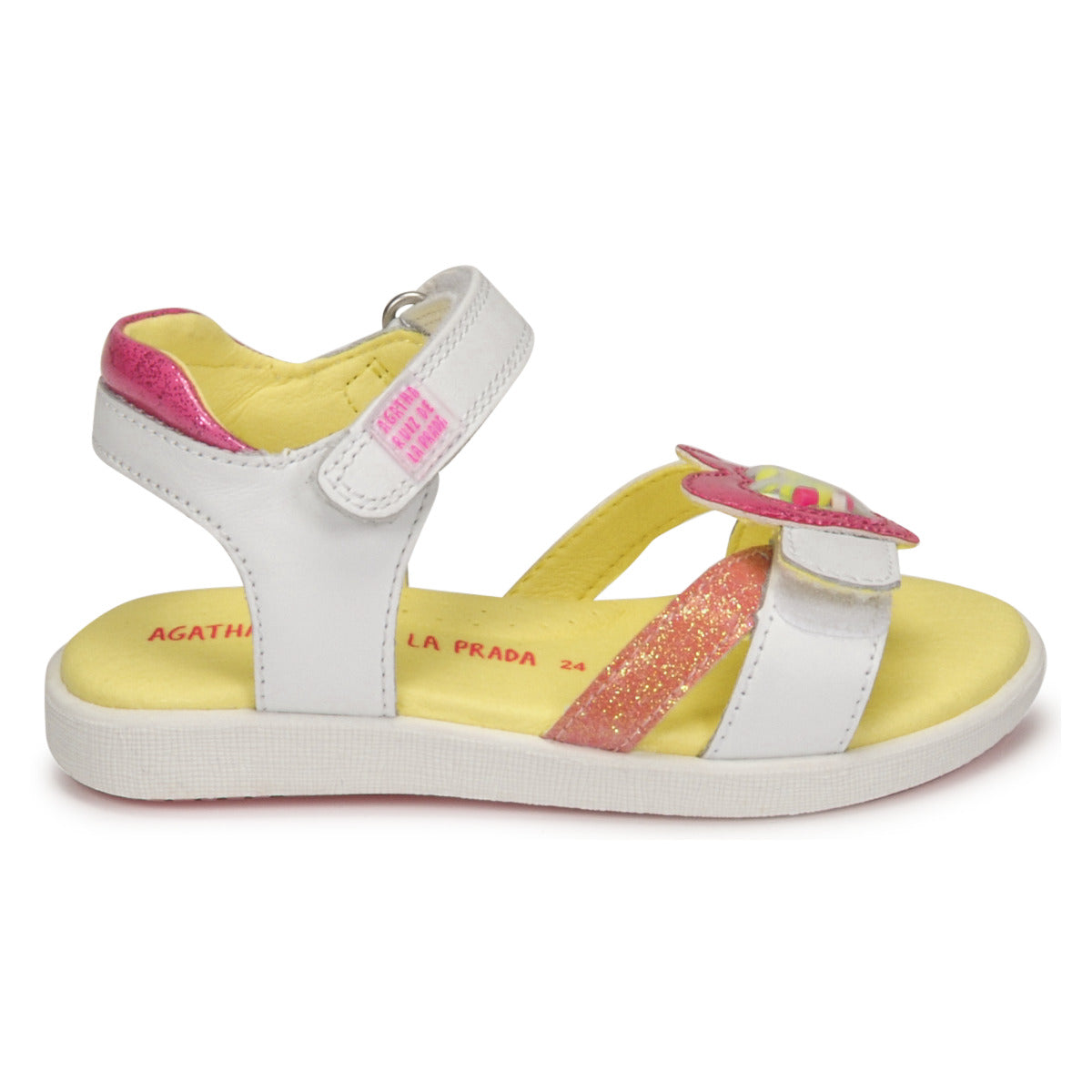 Sandali bambini ragazza Agatha Ruiz de la Prada AITANA Bianco