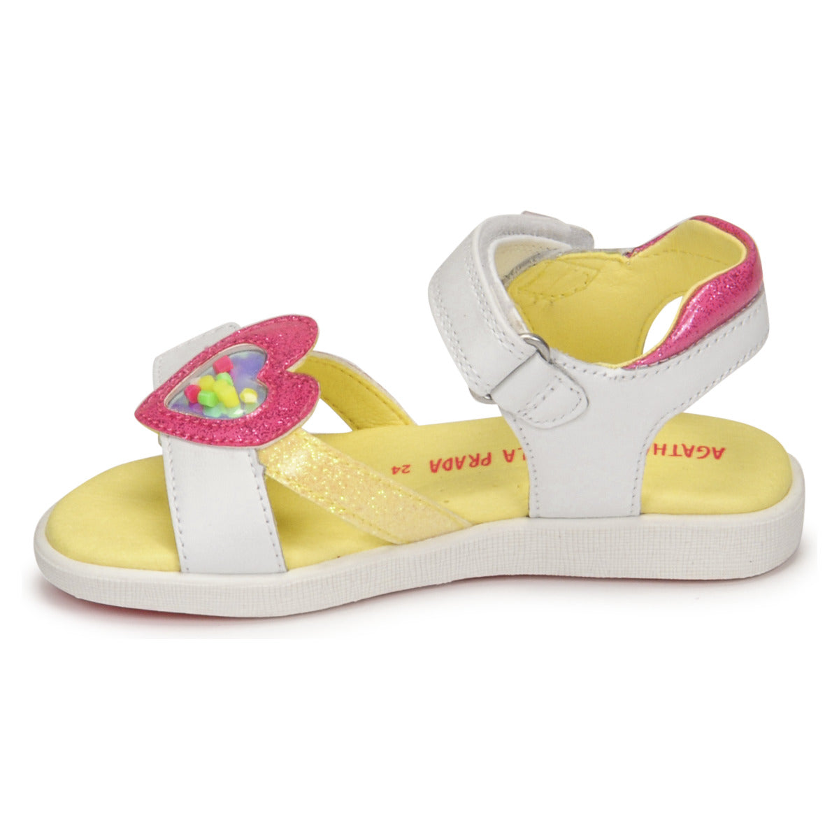 Sandali bambini ragazza Agatha Ruiz de la Prada AITANA Bianco
