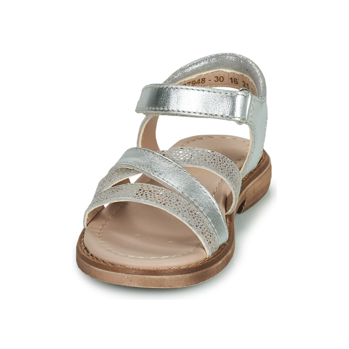 Sandali bambini ragazza Aster TESSIA Argento