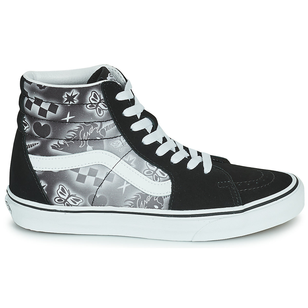 Sneakers alte Donna Vans SK8-Hi Nero