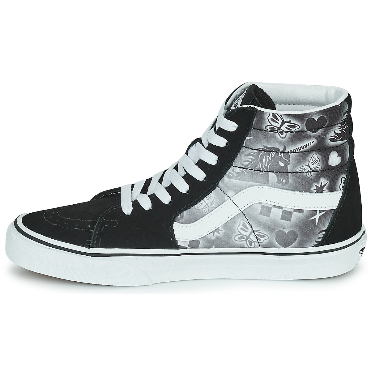 Sneakers alte Donna Vans SK8-Hi Nero