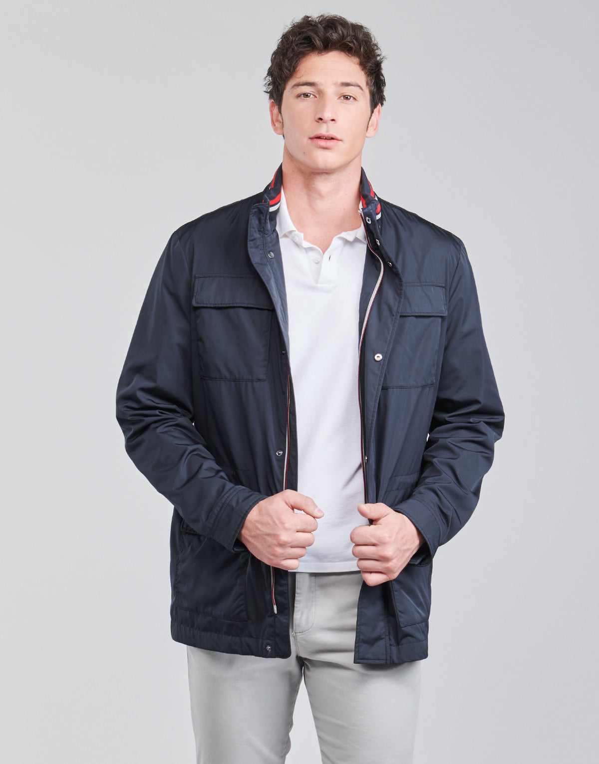 Giubbotto Uomo Geox WELLS FIELD Blu