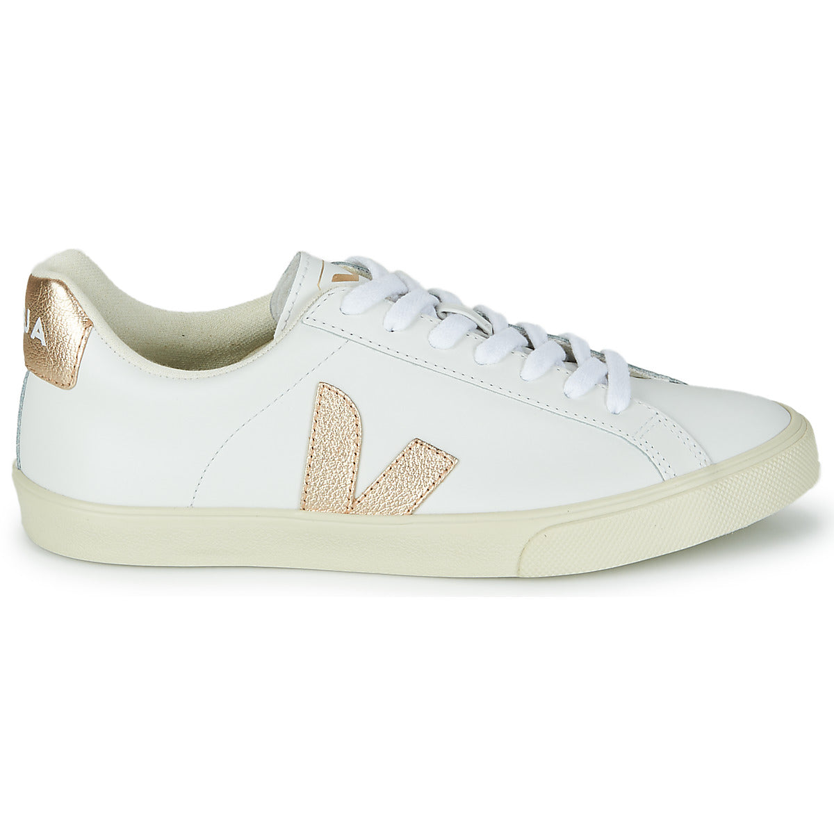 Sneakers basse Donna Veja ESPLAR LOGO Bianco
