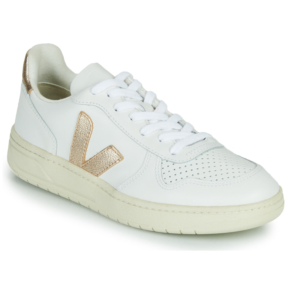 Sneakers basse Donna Veja V-10 Bianco
