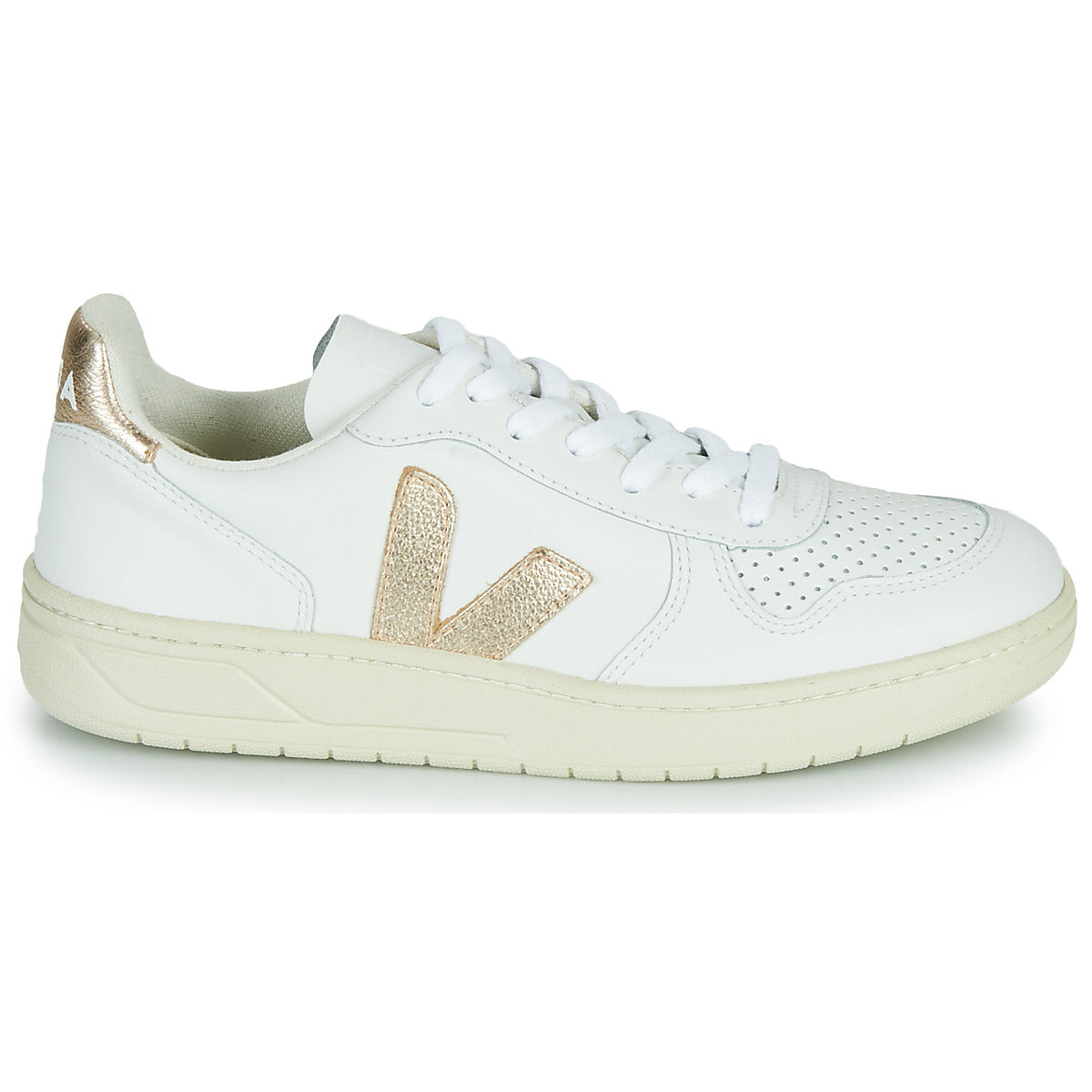 Sneakers basse Donna Veja V-10 Bianco