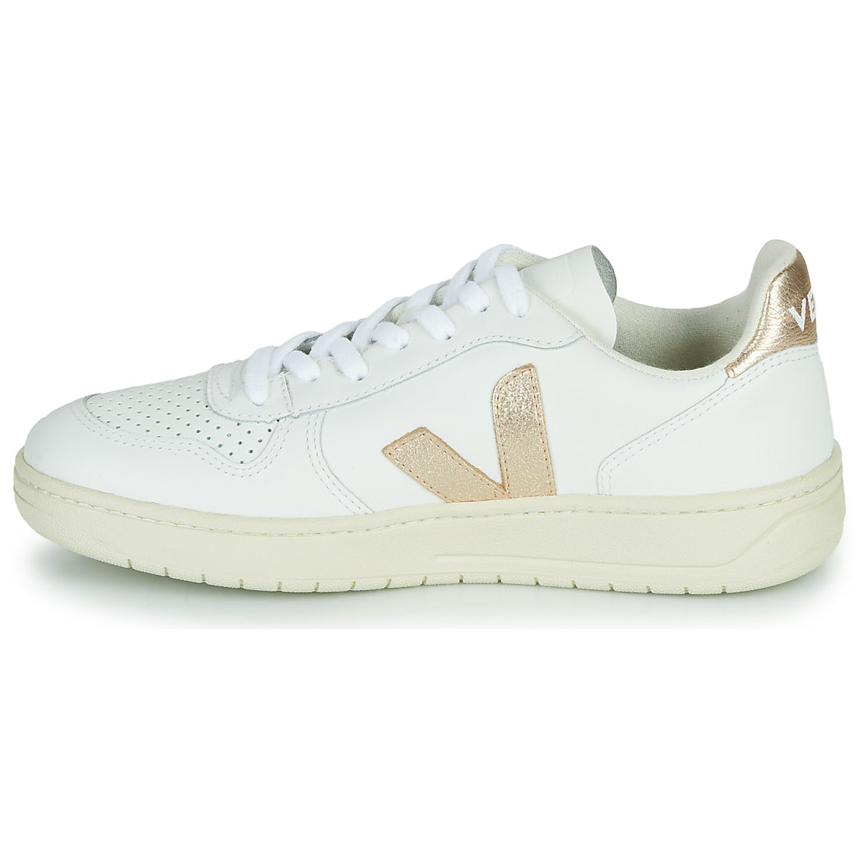 Sneakers basse Donna Veja V-10 Bianco