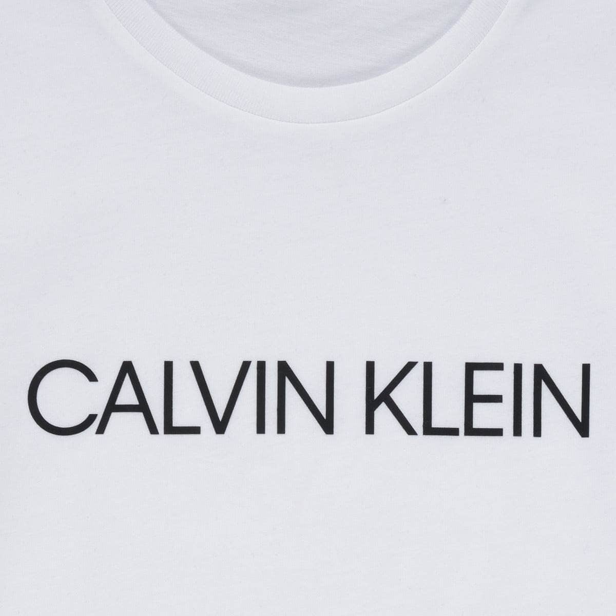 T-shirt ragazza Calvin Klein Jeans INSTITUTIONAL T-SHIRT Bianco