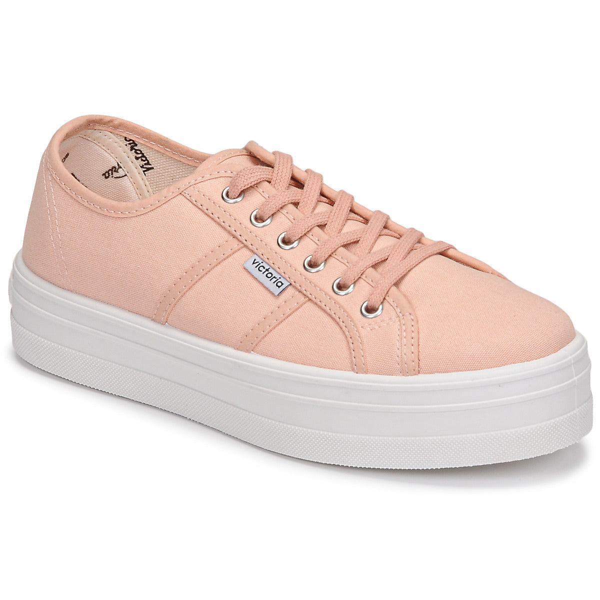Sneakers basse Donna Victoria BARCELONA LONA Rosa