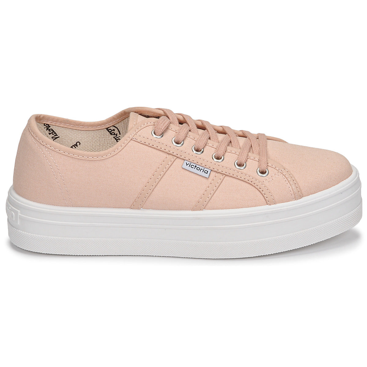 Sneakers basse Donna Victoria BARCELONA LONA Rosa