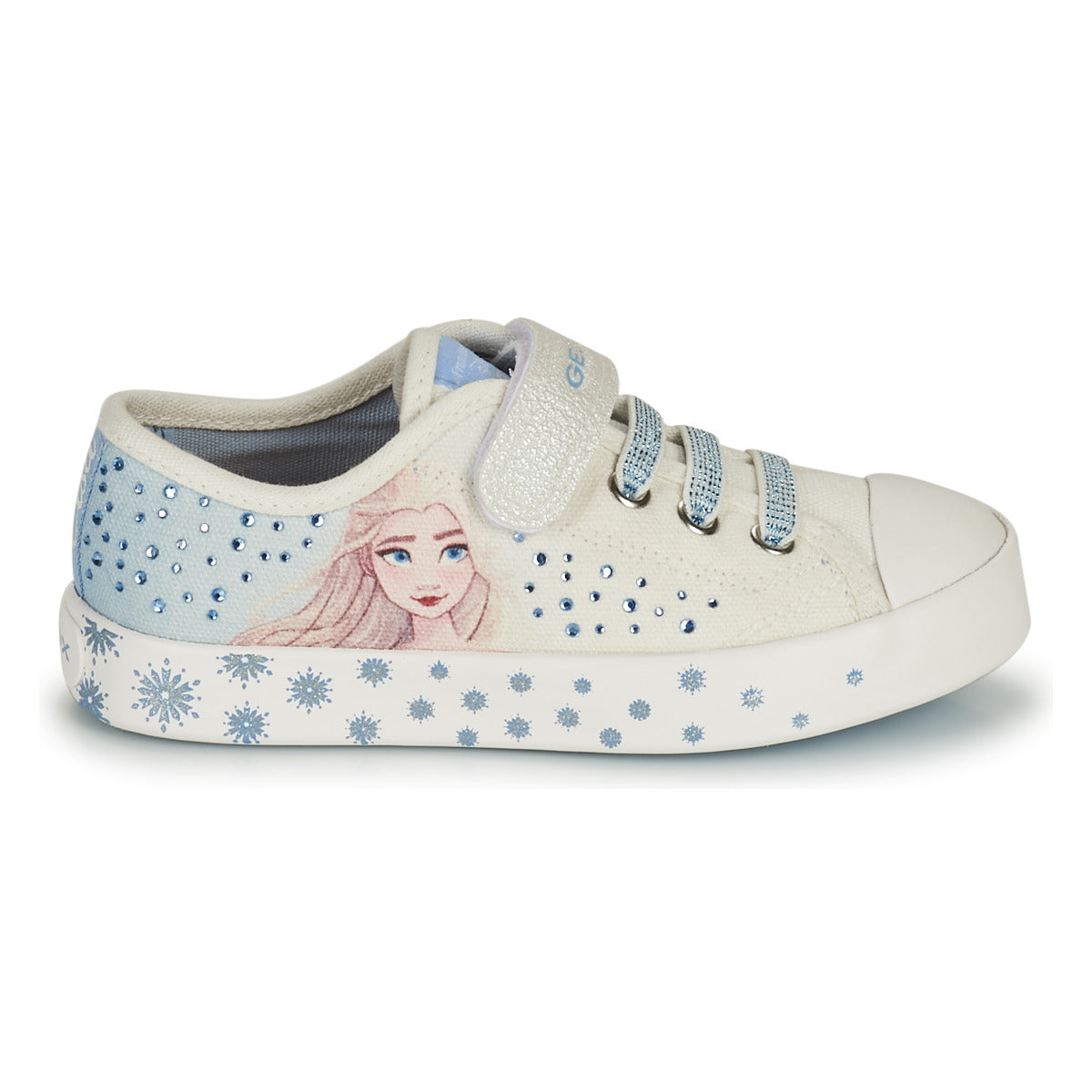 Scarpe bambini ragazza Geox JR CIAK GIRL Bianco