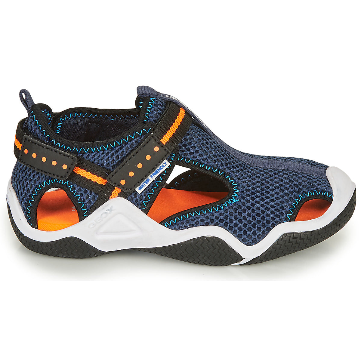 Sandali bambini ragazzo Geox JR WADER Blu
