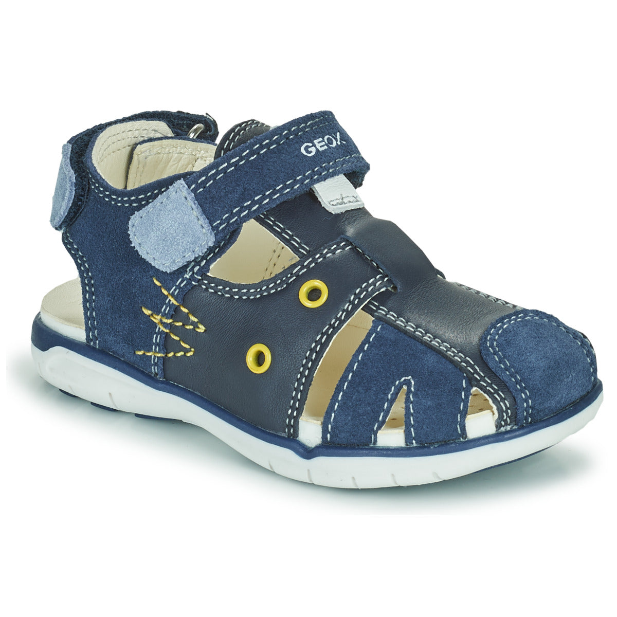 Sandali bambini ragazzo Geox SANDAL DELHI BOY Blu