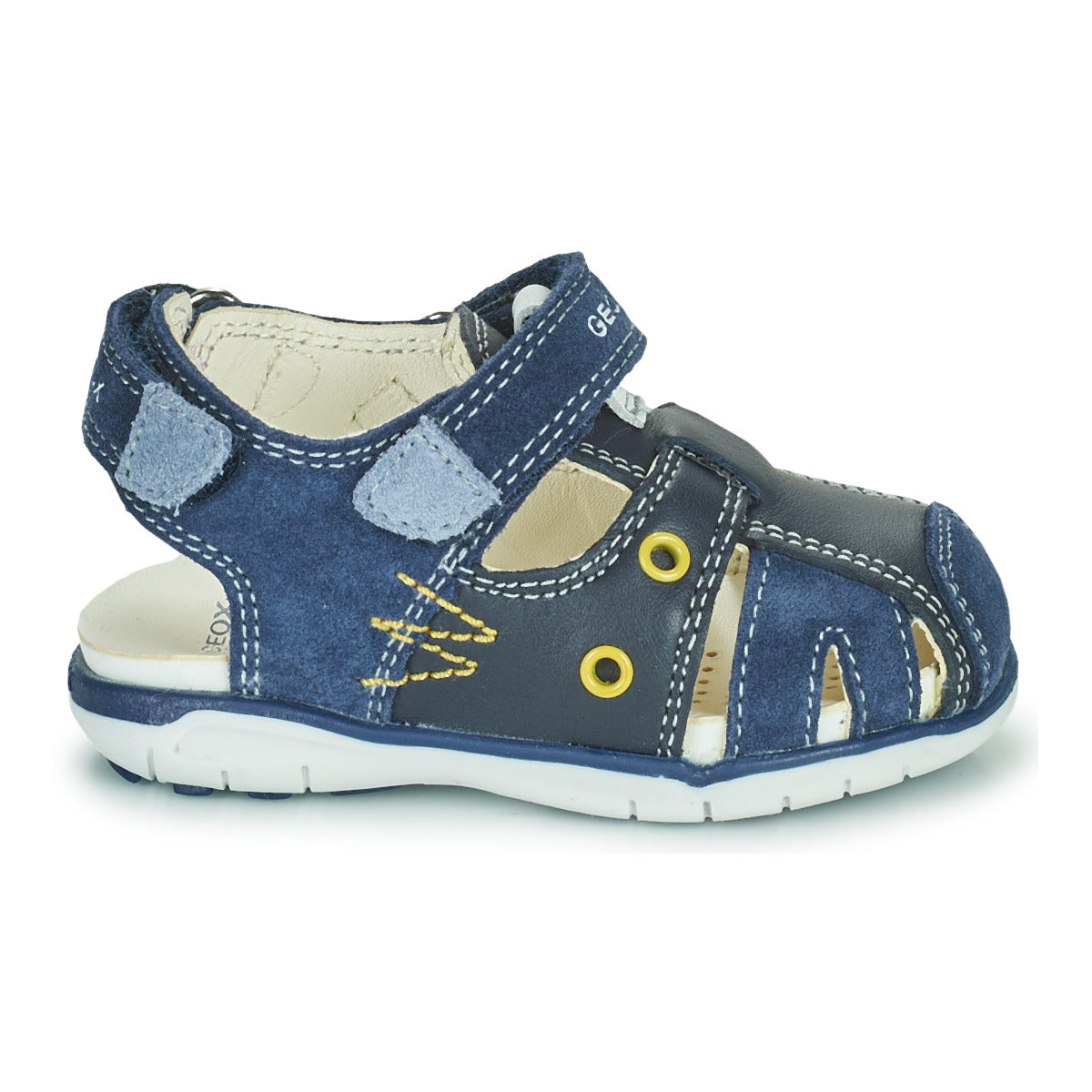 Sandali bambini ragazzo Geox SANDAL DELHI BOY Blu