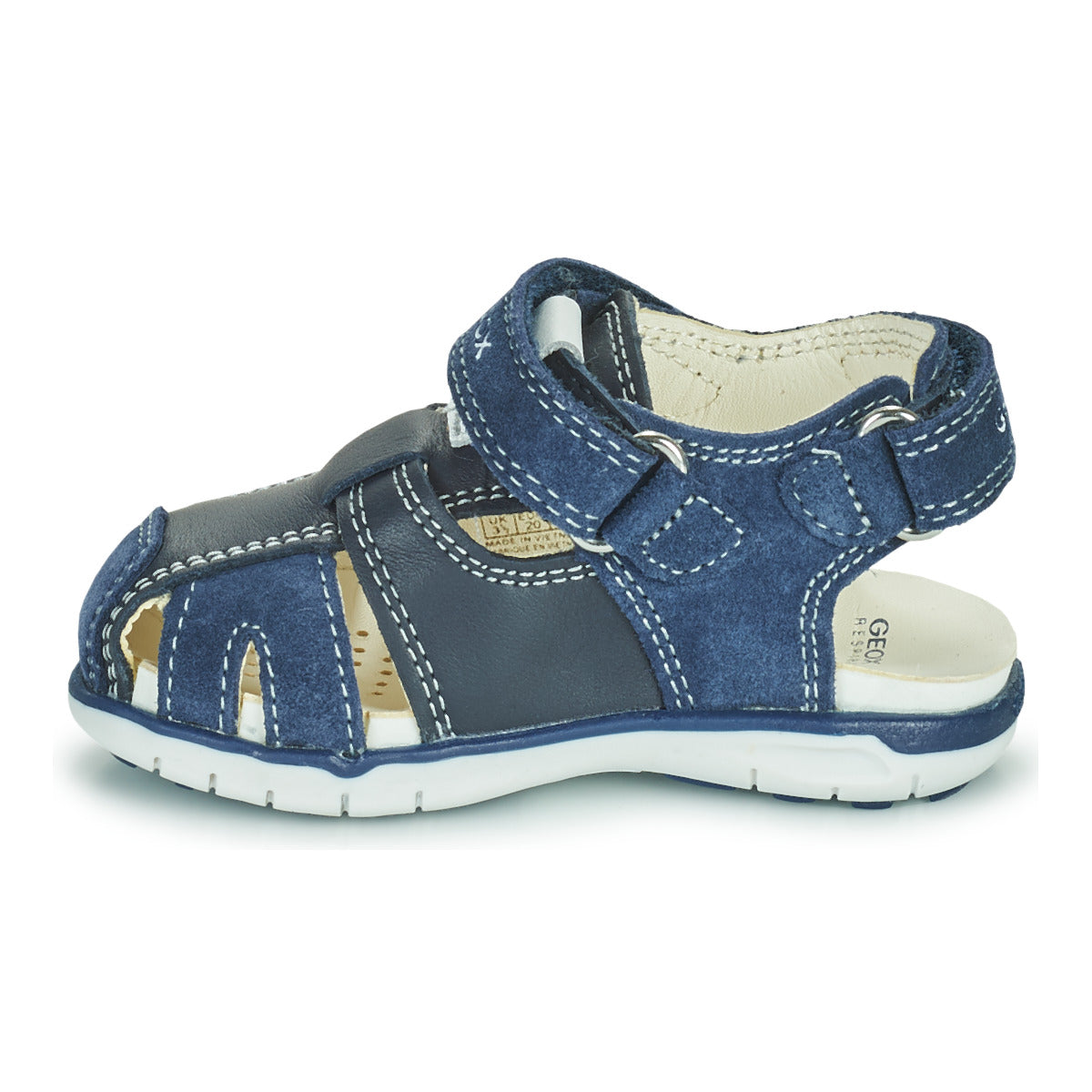 Sandali bambini ragazzo Geox SANDAL DELHI BOY Blu