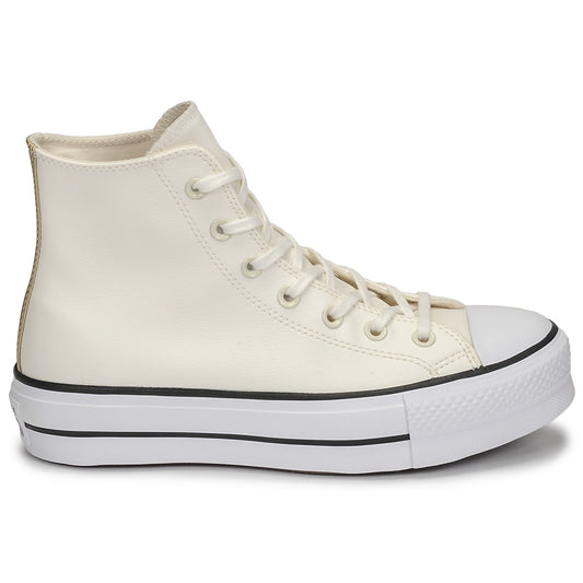 Sneakers alte Donna Converse CHUCK TAYLOR ALL STAR LIFT ANODIZED METALS HI Bianco