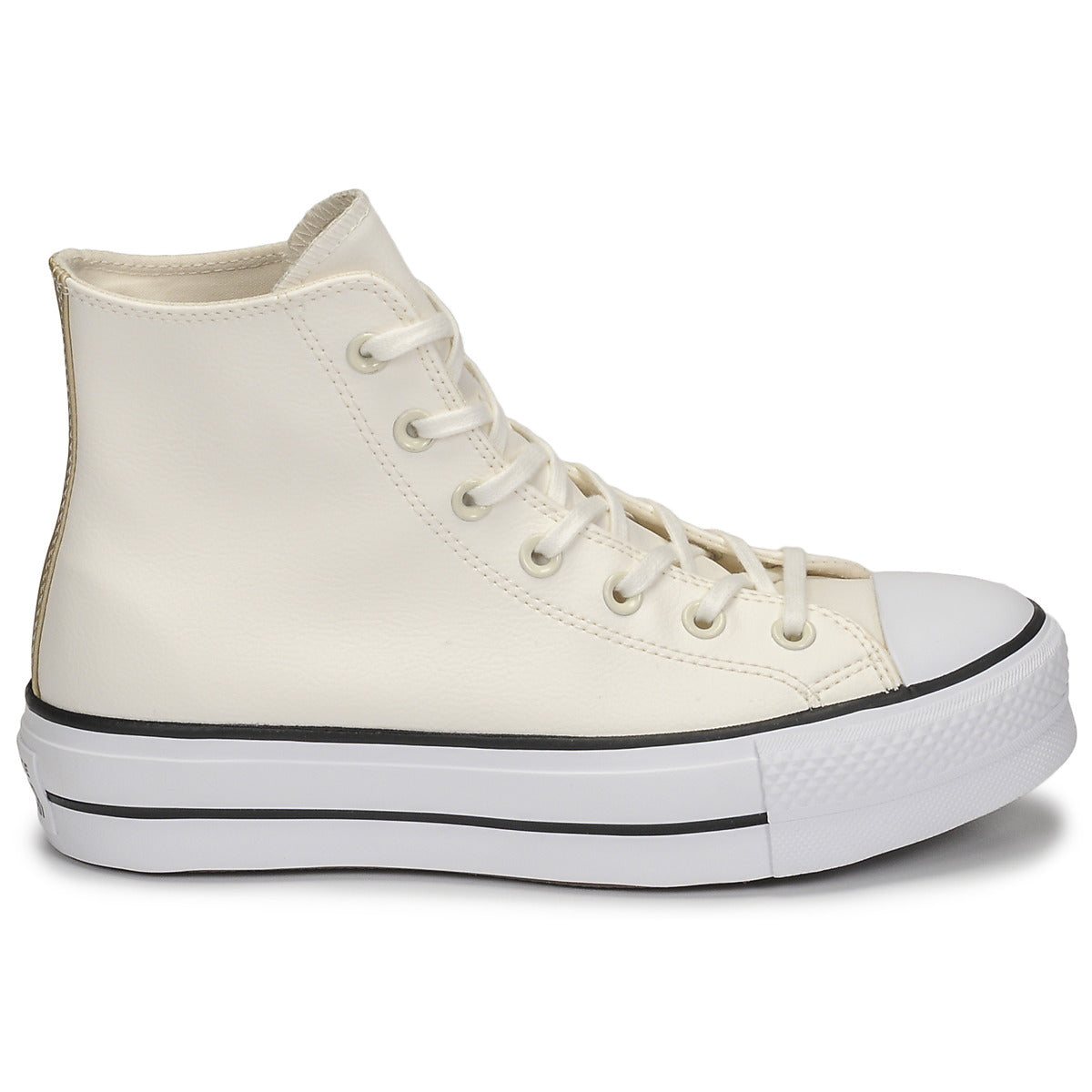 Sneakers alte Donna Converse CHUCK TAYLOR ALL STAR LIFT ANODIZED METALS HI Bianco