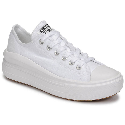 Sneakers basse Donna Converse CHUCK TAYLOR ALL STAR MOVE CANVAS COLOR OX Bianco