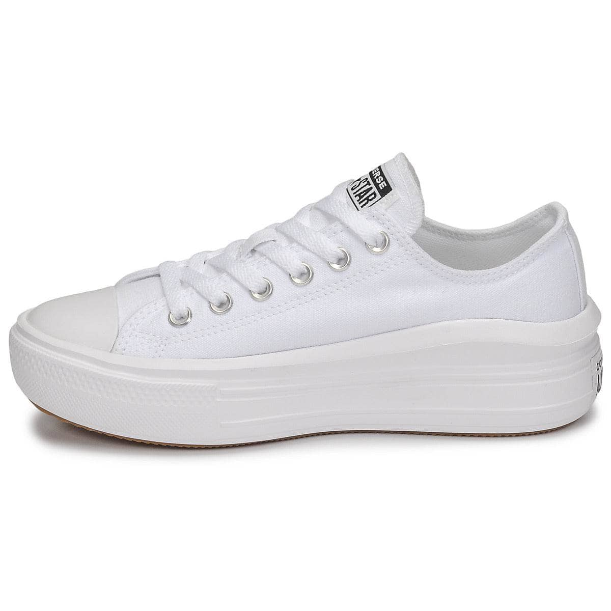 Sneakers basse Donna Converse CHUCK TAYLOR ALL STAR MOVE CANVAS COLOR OX Bianco