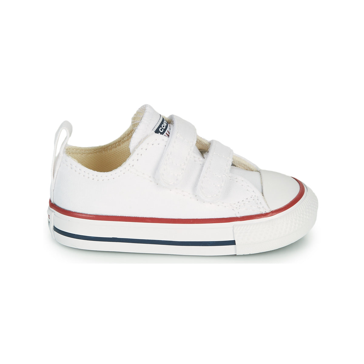 Scarpe bambini ragazza Converse CHUCK TAYLOR ALL STAR 2V FOUNDATION OX Bianco