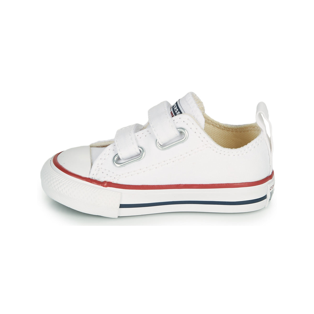 Scarpe bambini ragazza Converse CHUCK TAYLOR ALL STAR 2V FOUNDATION OX Bianco