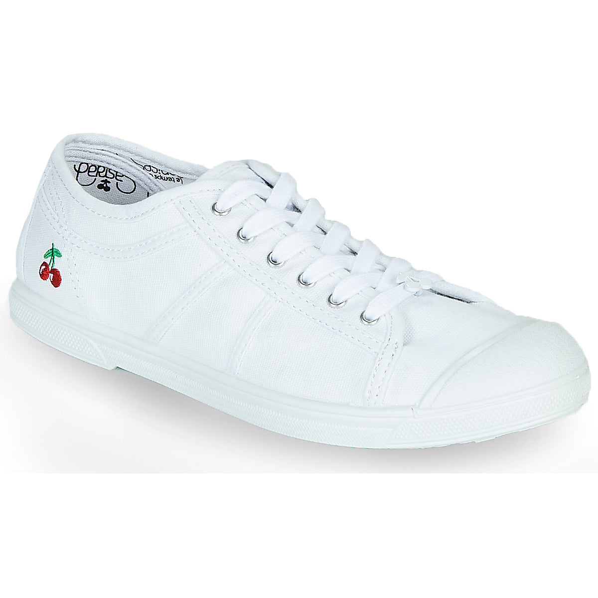 Sneakers basse Donna Le Temps des Cerises BASIC LACE Bianco