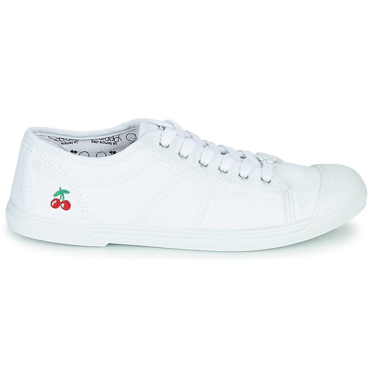 Sneakers basse Donna Le Temps des Cerises BASIC LACE Bianco