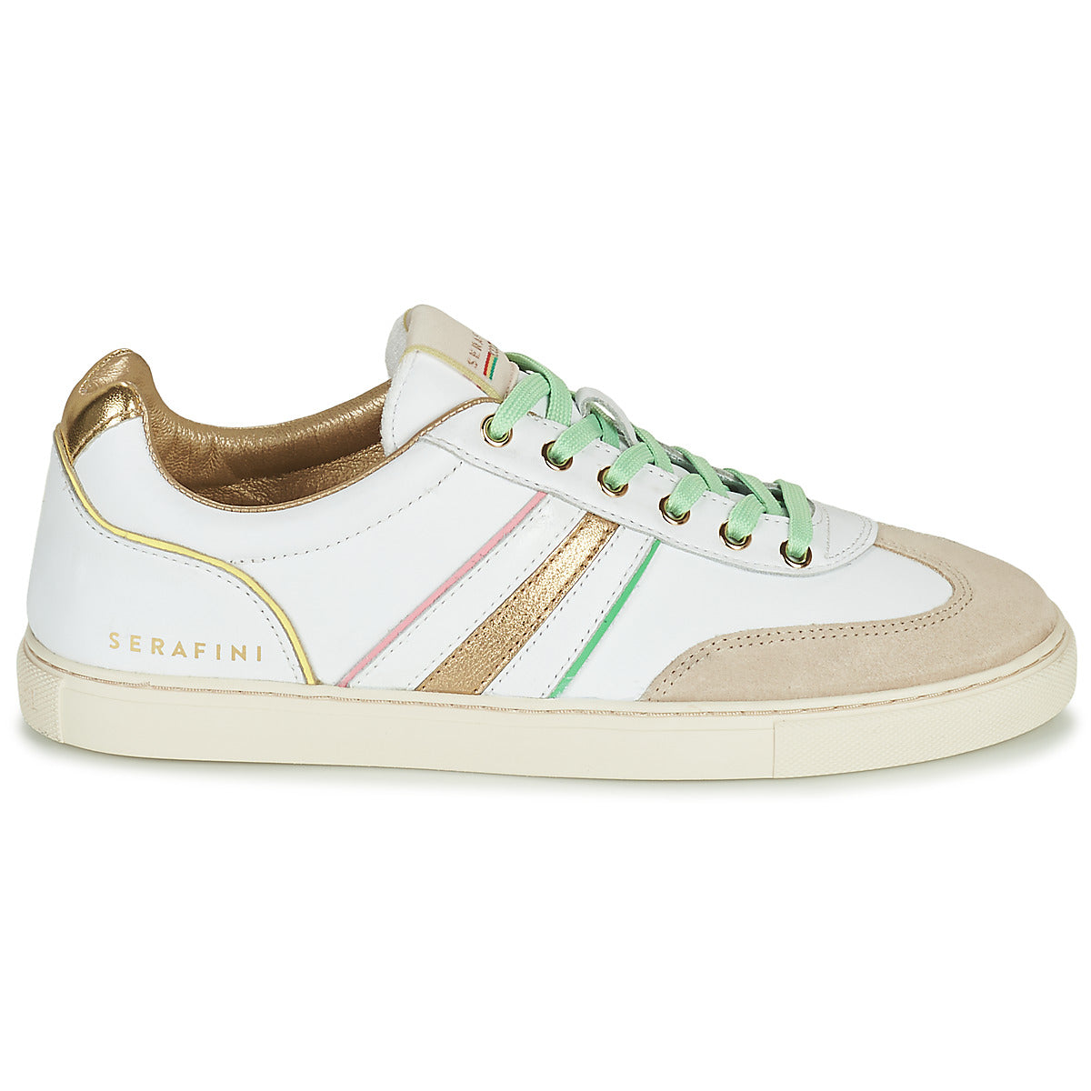 Sneakers basse Donna Serafini COURT Bianco