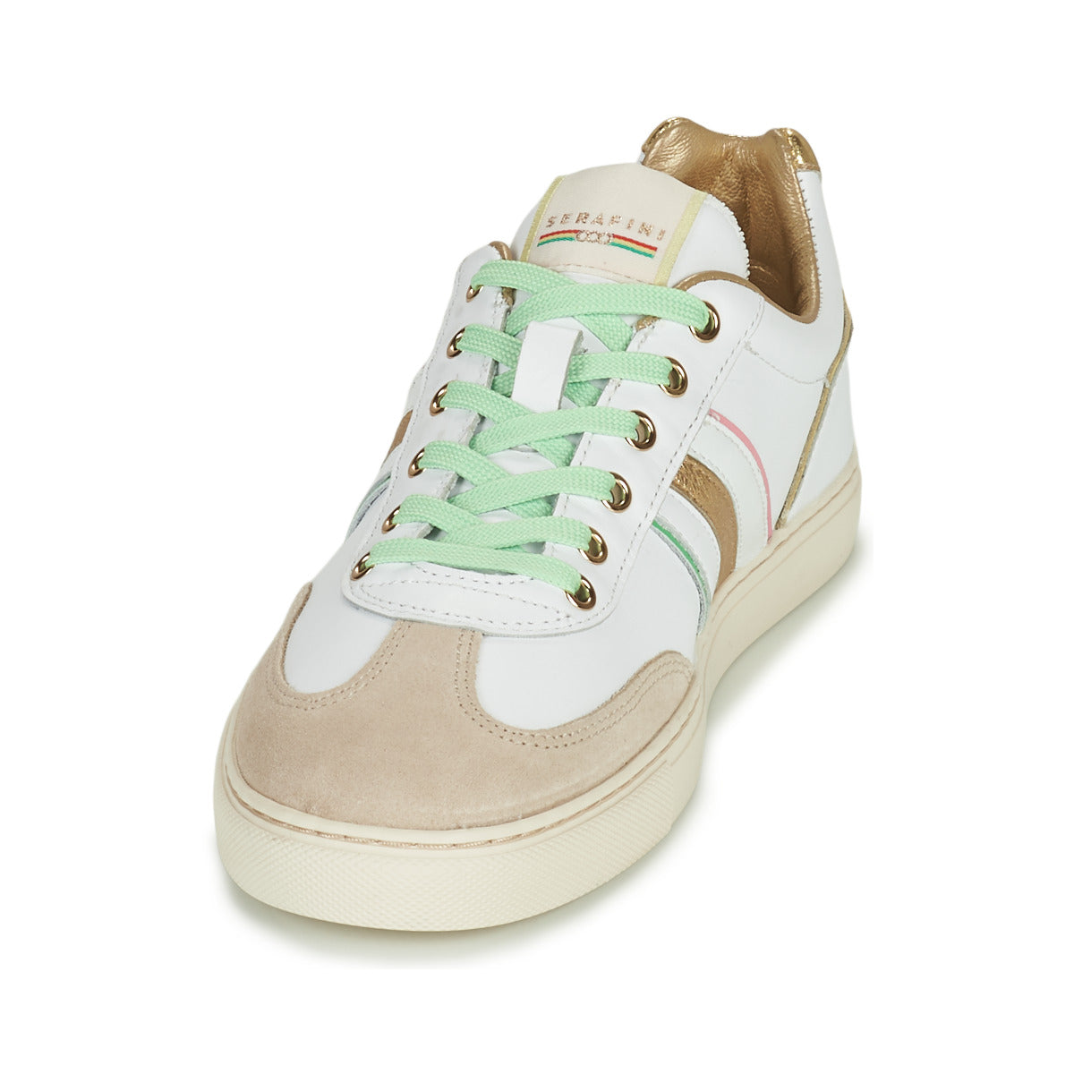 Sneakers basse Donna Serafini COURT Bianco