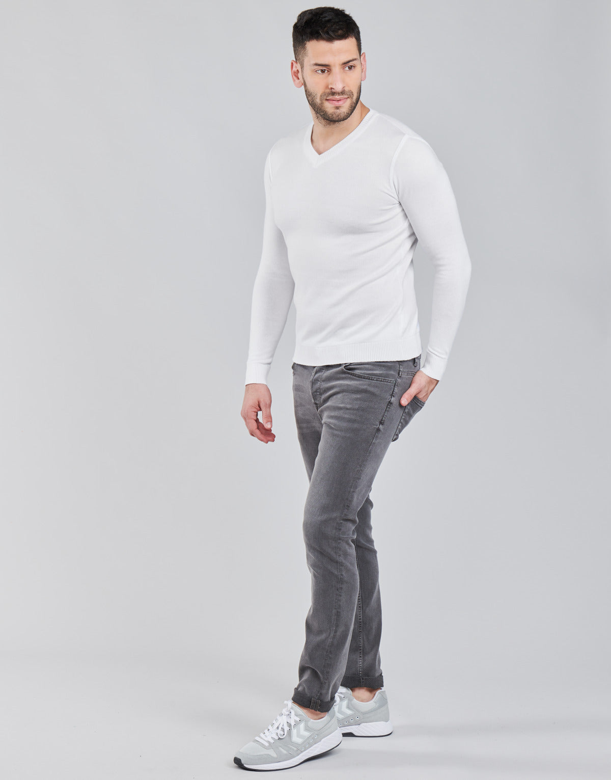 Maglione Uomo BOTD OOMAN Bianco