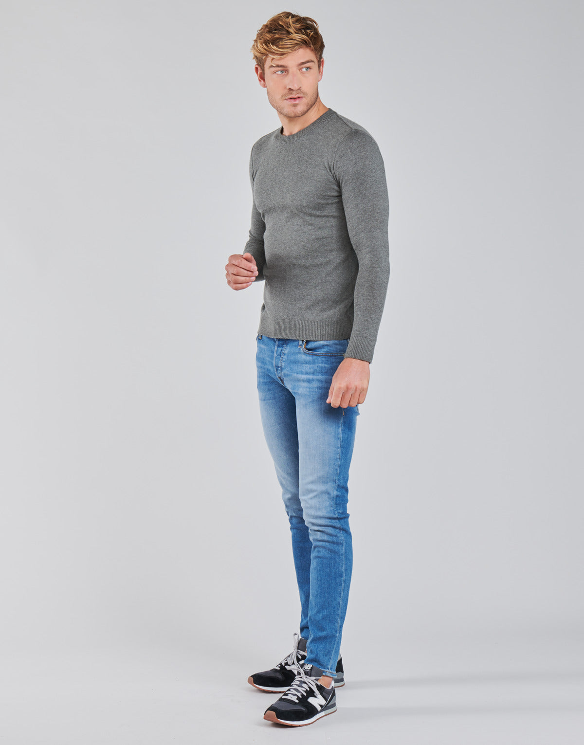 Maglione Uomo BOTD OLDMAN Grigio