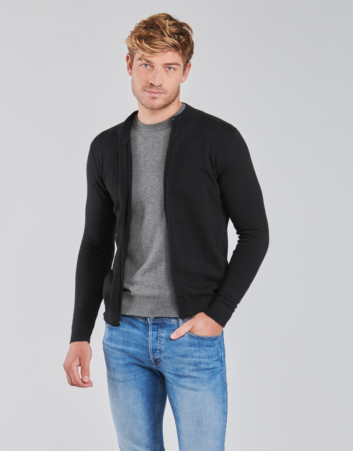 Gilet / Cardigan Uomo BOTD OCARDI Nero
