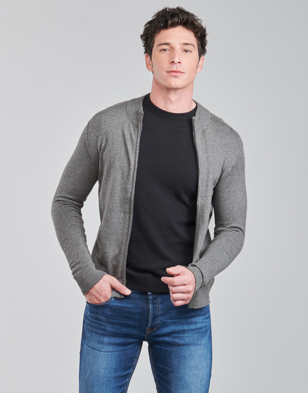 Gilet / Cardigan Uomo BOTD OCARDI Grigio